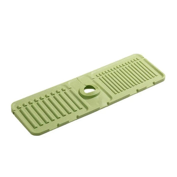 Sink Faucet Mat | Faucet Absorbent Mat Silicon Kitchen Sink Splash Guard Drain Pad | Soap Holder