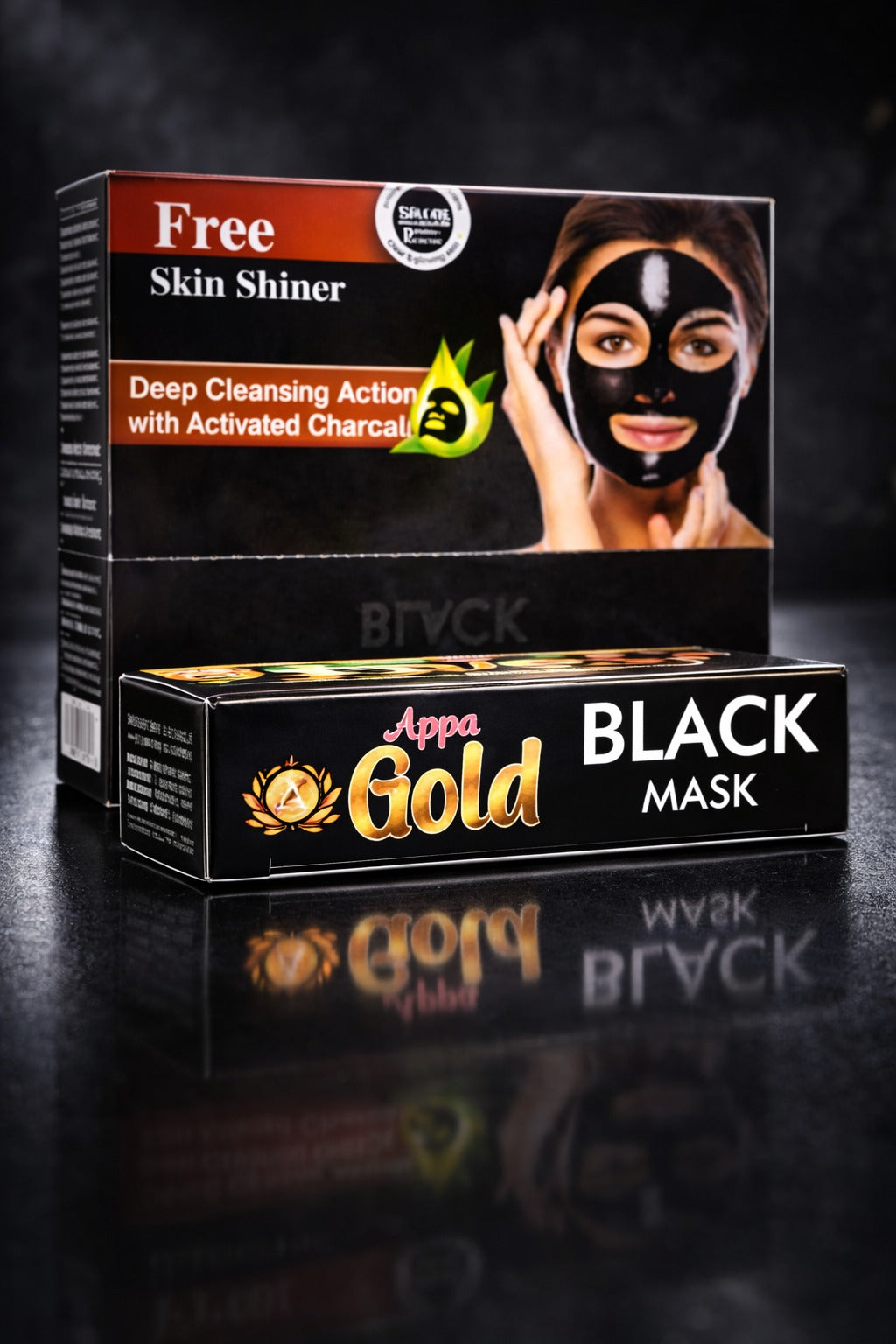 Apna Gold Black Mask